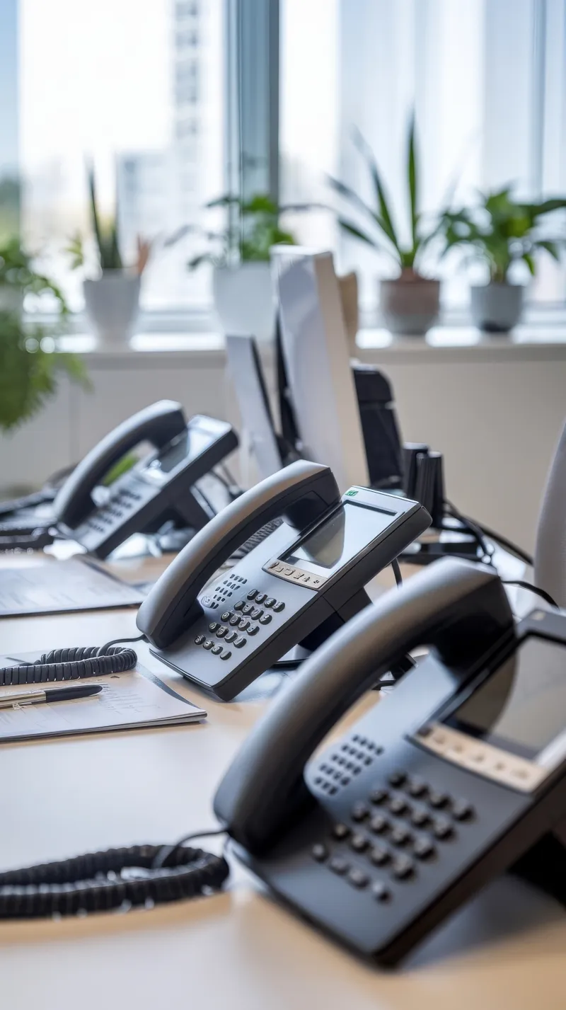 Телефонни устройства на офис бюро — пропуснати обаждания в бизнеса